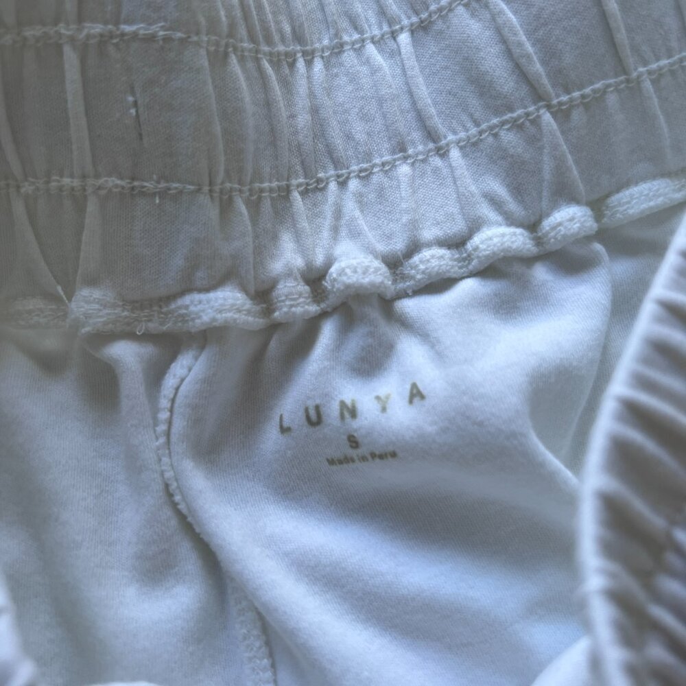 Lunya Pima Cotton Wide Leg Lounge Short - Picture 4 of 5